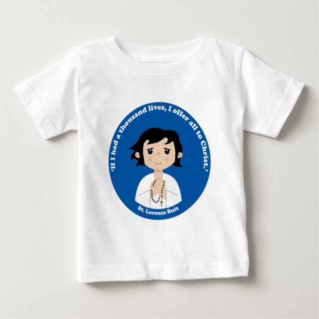 T-shirt Pour Bébé St Lorenzo Ruiz (Devant)