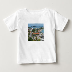T-shirt Pour Bébé St. Martin et Marigot Bay Photo Baby