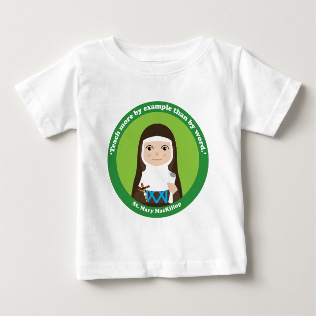 T-shirt Pour Bébé St. Mary MacKillop (Devant)