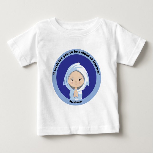 T-shirt Pour Bébé St. Monica (Devant)