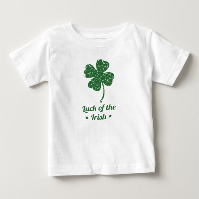 T-shirt Pour Bébé st patrick malheureux (Devant)