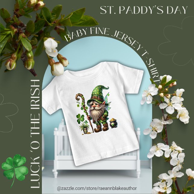 T-shirt Pour Bébé St. Patrick’s Day Baby Tee (Créateur téléchargé)