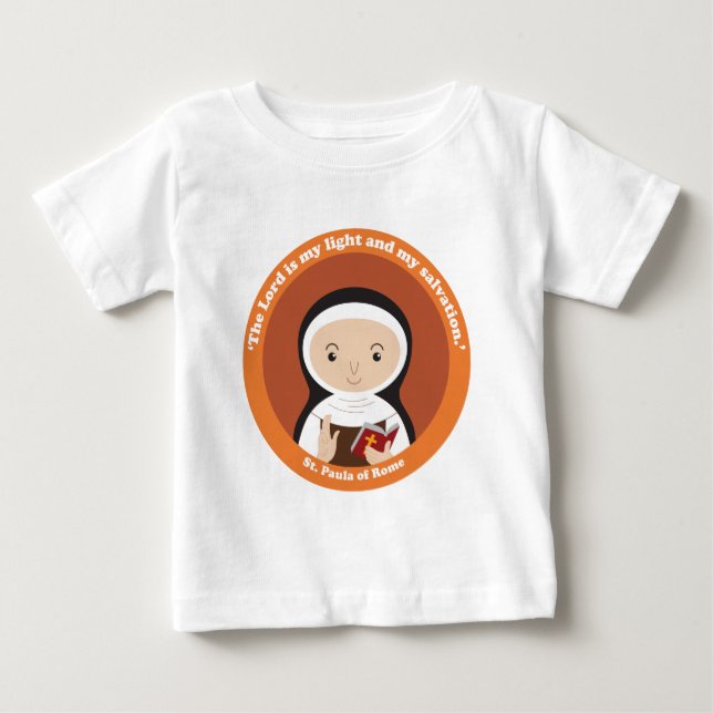 T-shirt Pour Bébé St Paula de Rome (Devant)