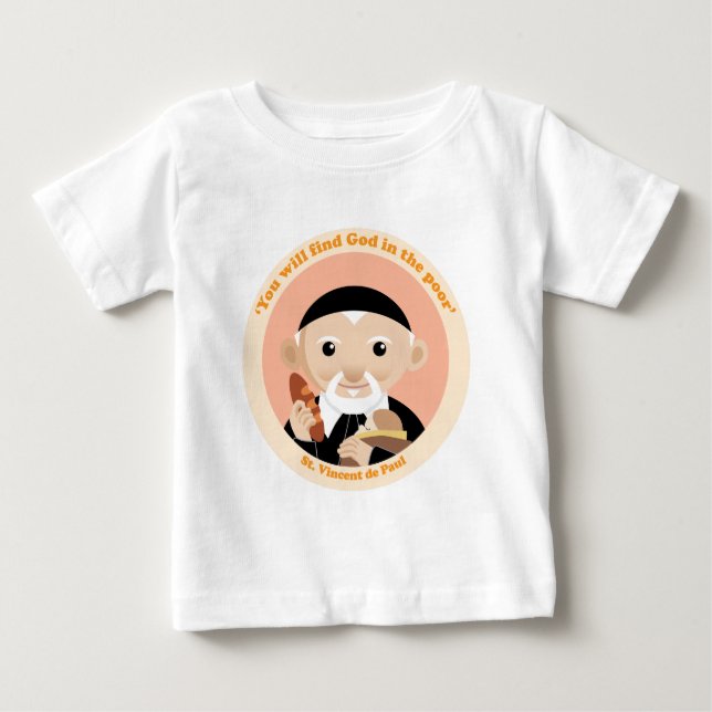 T-shirt Pour Bébé St Vincent de Paul (Devant)