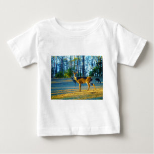 T-shirt Pour Bébé Stade / Buck Deer, Ciel bleu clair