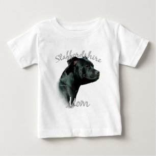 T-shirt Pour Bébé Staffordshire Bull Terrier Maman 2