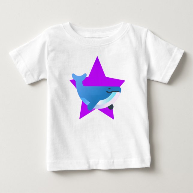 T-shirt Pour Bébé Star, The Whale, Whale (Devant)