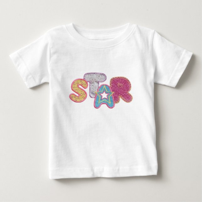 T-shirt Pour Bébé Star Tutu Baby Romper (Devant)