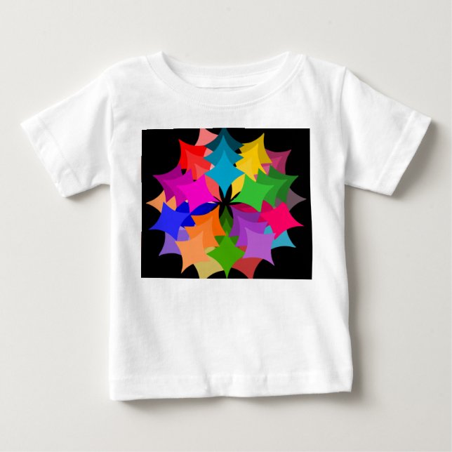 T-shirt Pour Bébé Star Wreath (Devant)