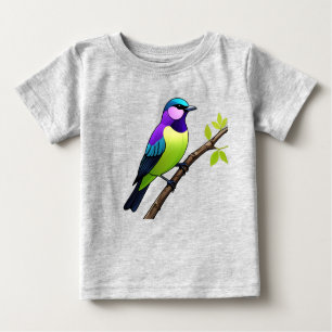 T-shirt Pour Bébé Starling : Histoire d'un oiseau aux traits peu com