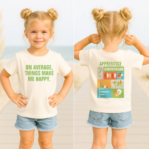 T-shirt Pour Bébé Statisticien Professionnel Conception Iconique Per