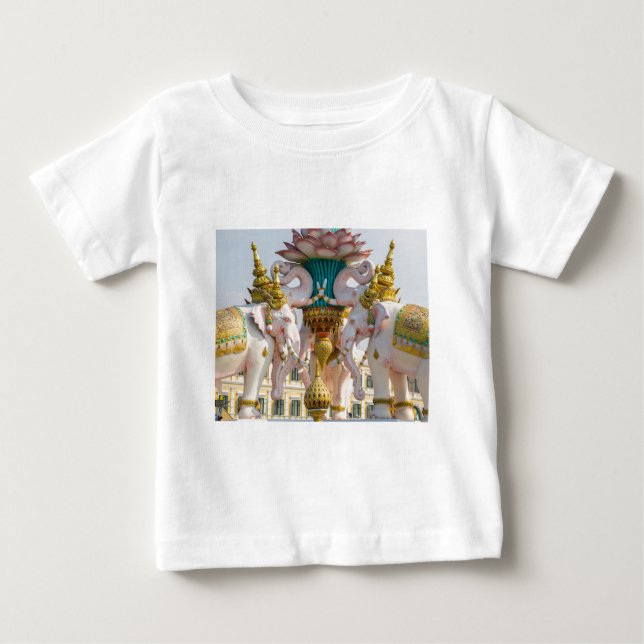 T-shirt Pour Bébé Statue de Bangkok en Thaïlande (Devant)