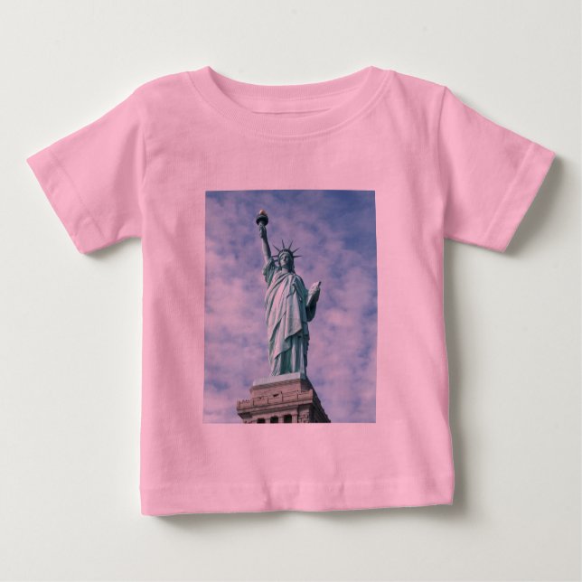T-shirt Pour Bébé Statue de la liberté (Devant)