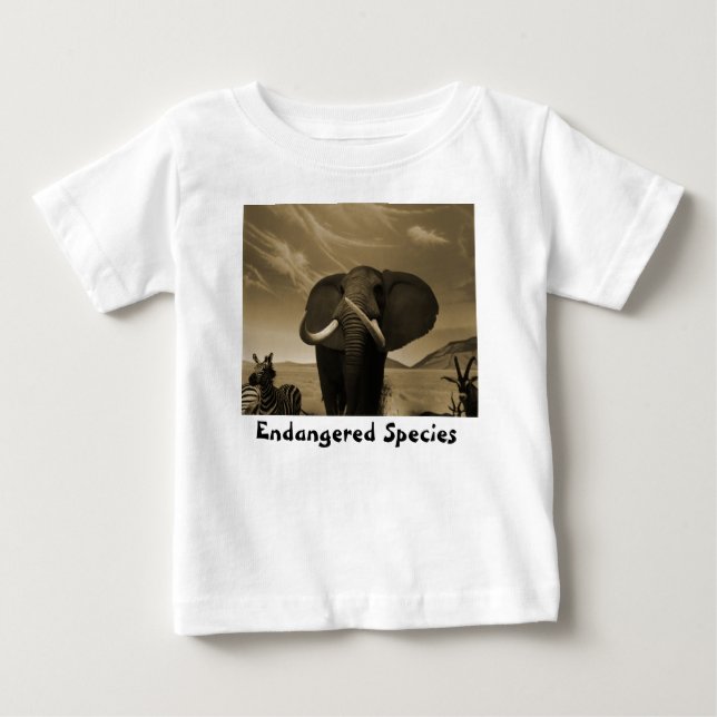 T-shirt Pour Bébé Stature de Majestic (Devant)