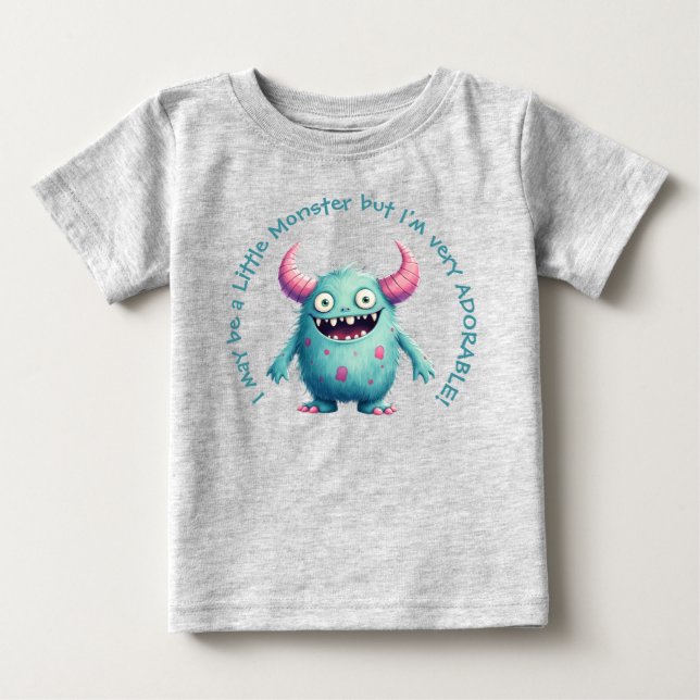 T-shirt Pour Bébé Stewart : L'adorable petit monstre (Devant)