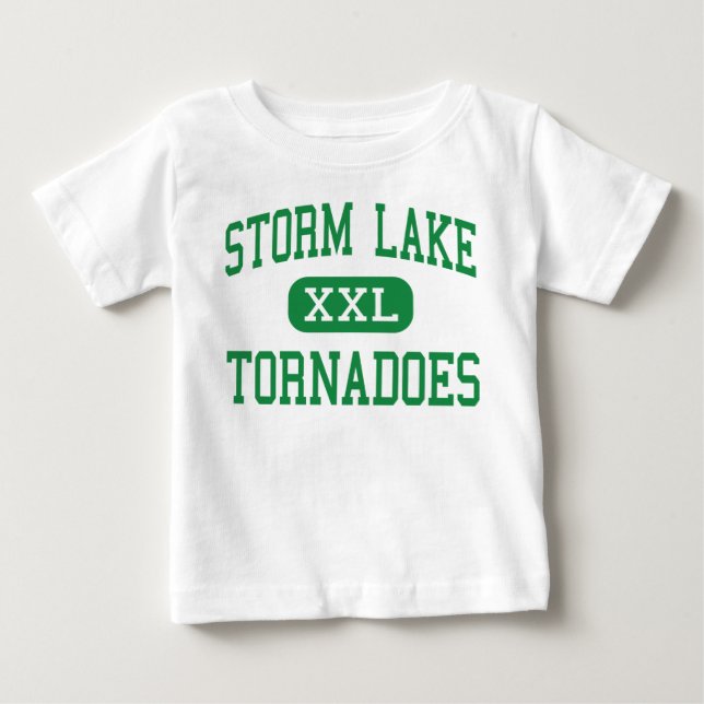 T-shirt Pour Bébé Storm Lake - Tornados - High - Storm Lake Iowa (Devant)