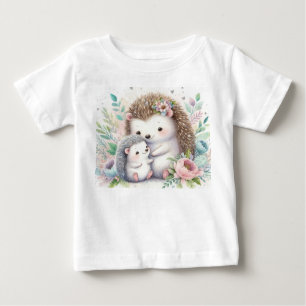 T-shirt Pour Bébé Storybook Woodland Babies Hedgehog Love
