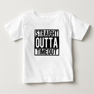 T-shirt Pour Bébé Stright Outta Timeout drôle petit-shirt garçon