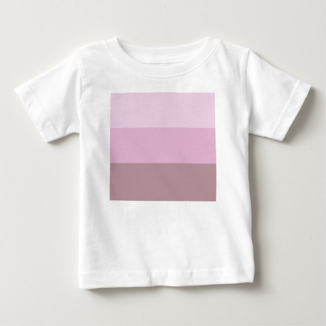 T-shirt Pour Bébé Striped ombre (Devant)