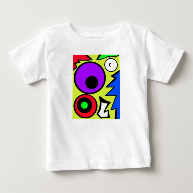 T-shirt Pour Bébé style art bébé (Devant)