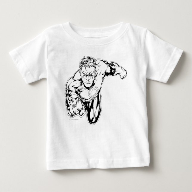 T-shirt Pour Bébé Style comique - Bague devant, noir et blanc (Devant)