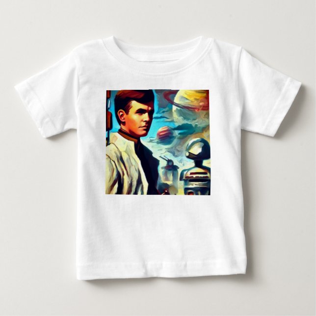 T-shirt Pour Bébé Style de couverture du magazine de pâtes SF 2 (Devant)
