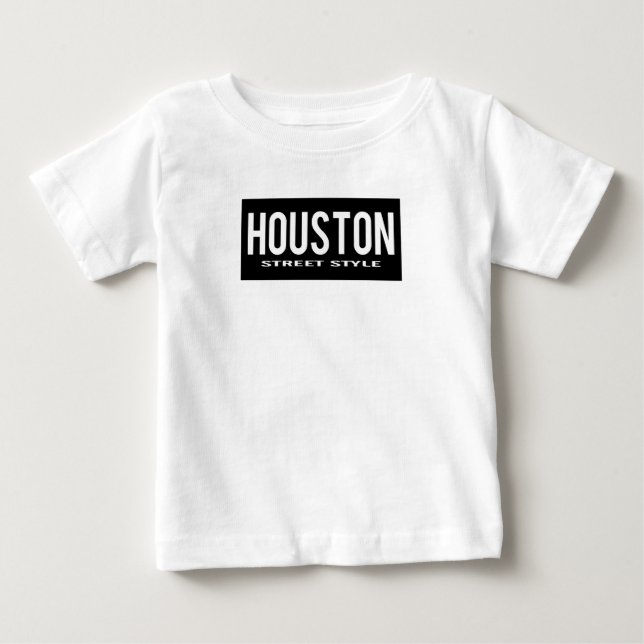 T-shirt Pour Bébé Style de rue de Houston (Devant)