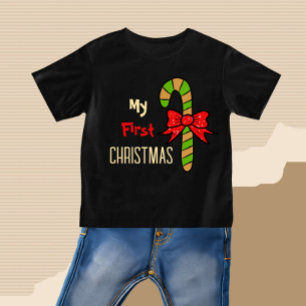 T-shirt Pour Bébé Sucré bonbon de Noël Baby Bodysuit