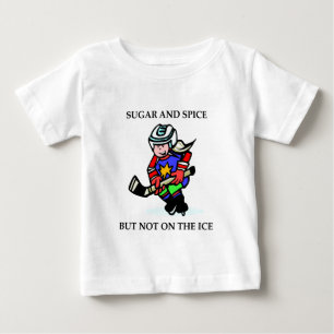 T-shirt Pour Bébé Sucre et épices mais pas sur la glace