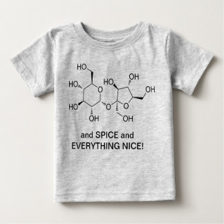 T-shirt Pour Bébé Sucre et épices Rompre de coton bio