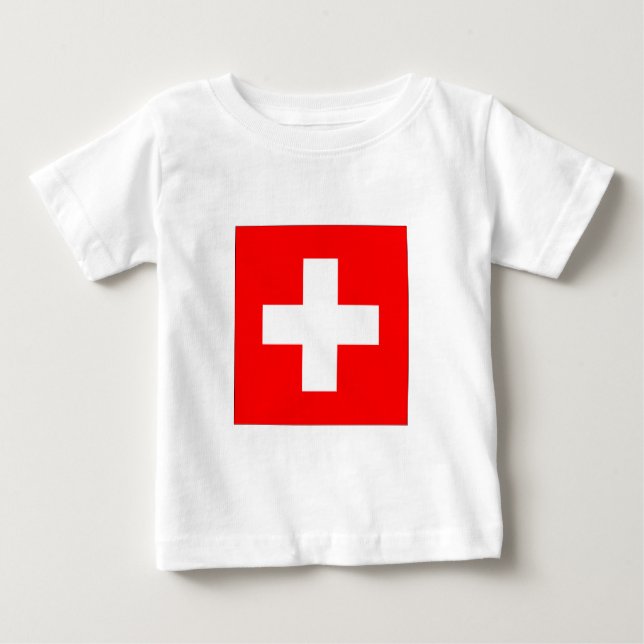 T-shirt Pour Bébé Suisse (Devant)