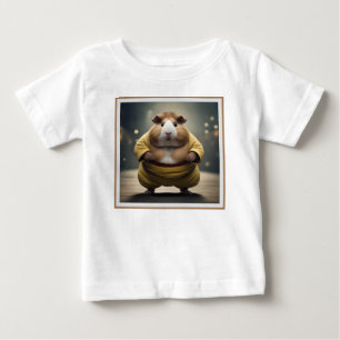 T-shirt Pour Bébé « Sumo Squeakdown : Le puissant lutteur cobaye »