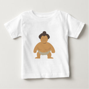 T-shirt Pour Bébé Sumo Wrestler