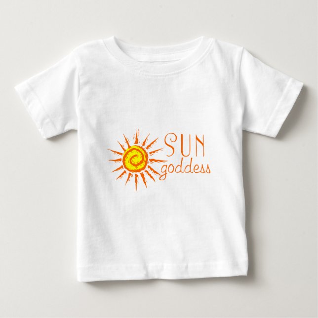 T-shirt Pour Bébé Sun Goddess (Devant)
