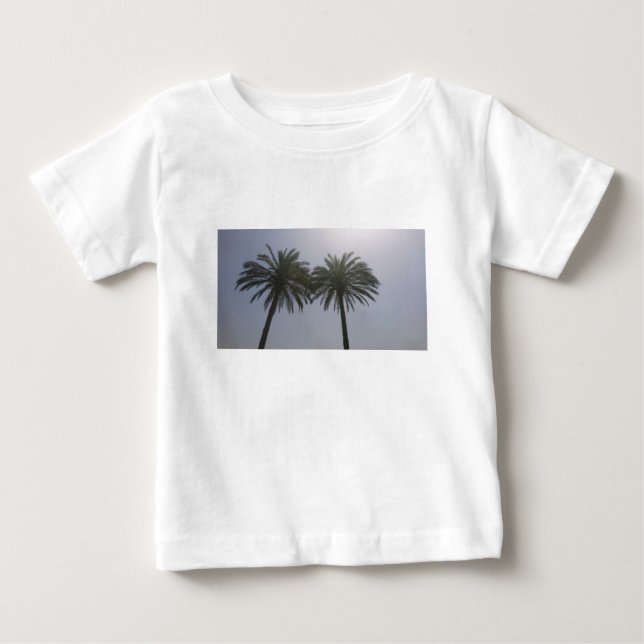 T-shirt Pour Bébé Sun Trees Egypt. (Devant)