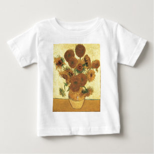 T-shirt Pour Bébé Sunflowers par Van Gogh