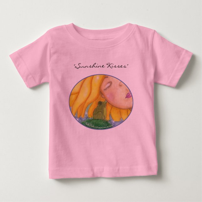 T-shirt Pour Bébé Sunshine Kisses (Devant)