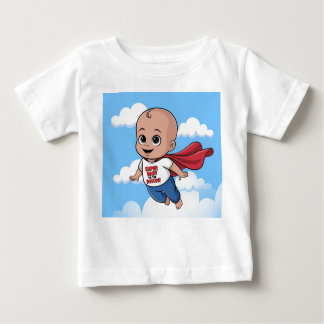 T-shirt Pour Bébé Super Bébé à la Secourt ! Chemise bébé