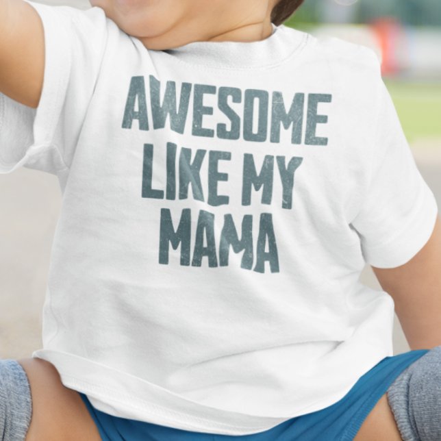 T-shirt Pour Bébé SUPER COMME MA MAMAN Drôle (Créateur téléchargé)