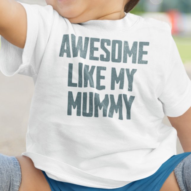 T-shirt Pour Bébé SUPER COMME MA MAMAN Drôle (Créateur téléchargé)