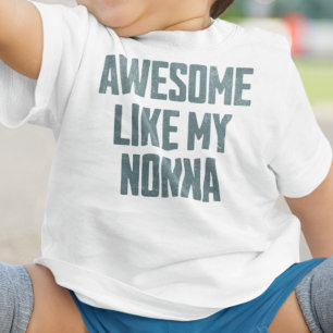 T-shirt Pour Bébé SUPER COMME MA NONNA Drôle