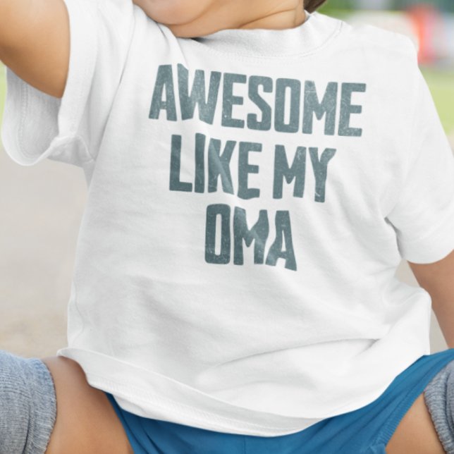 T-shirt Pour Bébé SUPER COMME MA OMA Drôle (Créateur téléchargé)