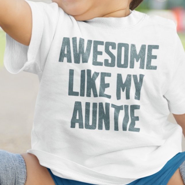 T-shirt Pour Bébé SUPER COMME MA TANTINE Drôle (Créateur téléchargé)
