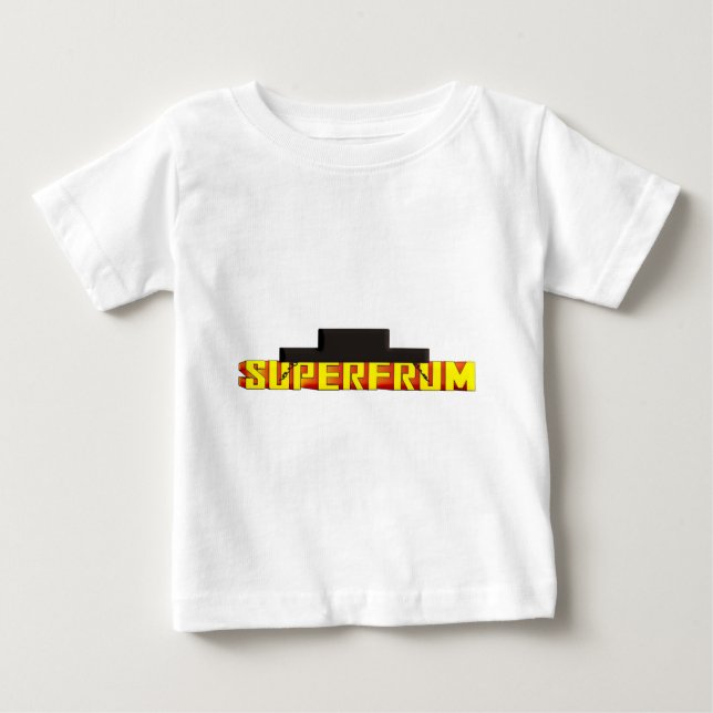T-shirt Pour Bébé Super Frum (Devant)