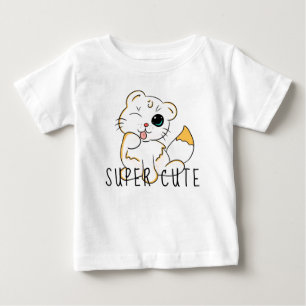 T-shirt Pour Bébé Super mignon chat bébé - Baby Top