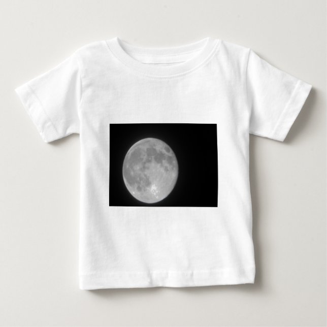 T-shirt Pour Bébé Super Moon 2013 (Devant)