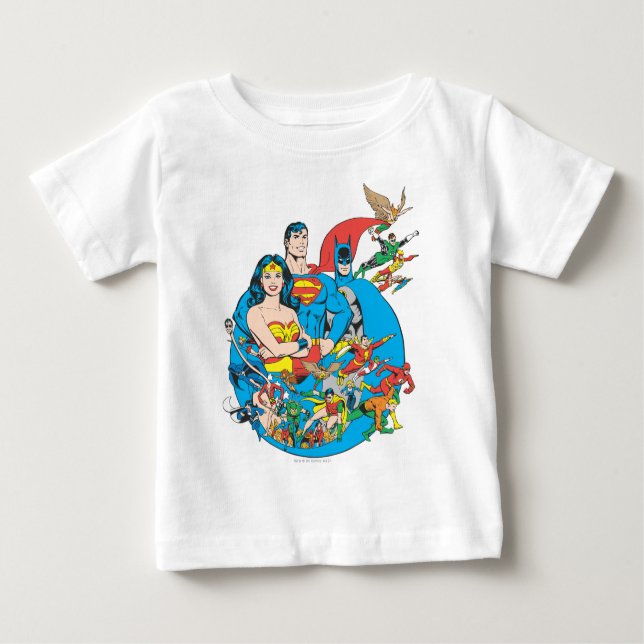 T-shirt Pour Bébé Super Powers™ Collection 1 (Devant)
