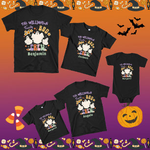 T-shirt Pour Bébé Super Retro Matching Nom de famille Halloween Ghos