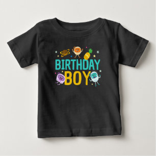 T-shirt Pour Bébé Super simple   Bumble Nums Espace Anniversaire Gar