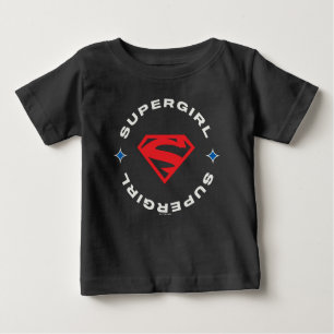 T-shirt Pour Bébé Supergirl Age of Heroes Circle S-Shield
